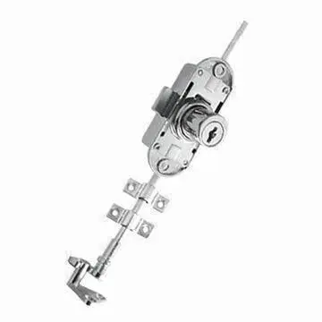 Espagnolette Lock, Wardrobe Lock, Furniture Lock, Rotating Bar Lock with Zinc Alloy Body