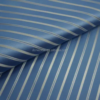 Dacheng Manufacturer's Fashion Stripe Jacquard Silk Fabric for Ties and Accessories