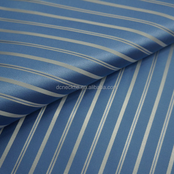 Dacheng Manufacturer's Fashion Stripe Jacquard Silk Fabric for Ties and Accessories