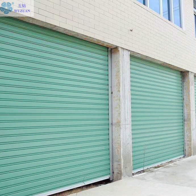 Thermal insulation anti-theft aluminium alloy rolling door