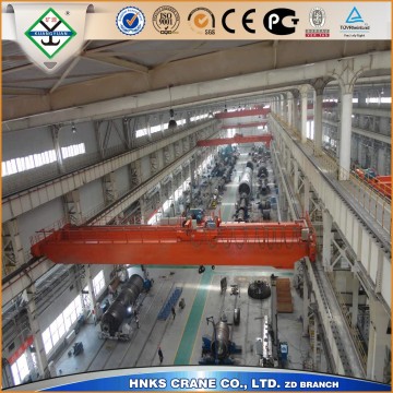 Best selling heavy duty double girder winch trolley overhead crane 20ton bridge crane