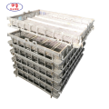 Wear resistant heat resistant heat treatment basket