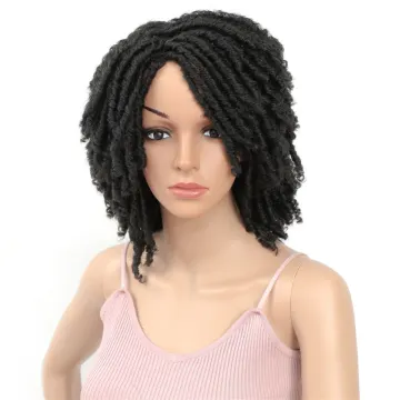 MYZYR private label, braided crochet twisted hair synthetic wig synthetic afro wigHeadgear 14 inches synthetic wig vendor