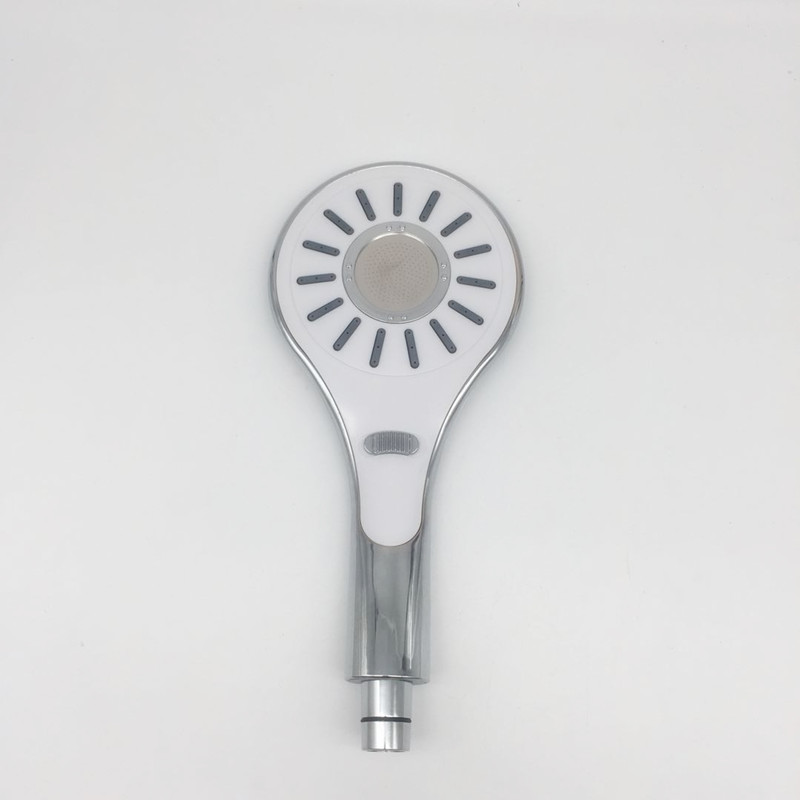 White ABS Plastic Adjustable Touch Shower Head