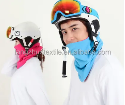 100 polyester scarf outdoor sports polar fleece knitted neck warmer