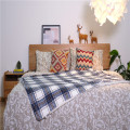 Bedding Basics Checked Printed Air Conditioning Blankets