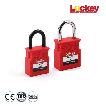 Lockey 25mm Plastic Shackle Safety Padlock