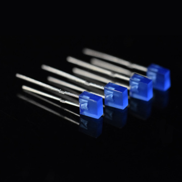 Суперяркий квадратный синий светодиод 2 * 5 * 5 мм, 0,2 Вт