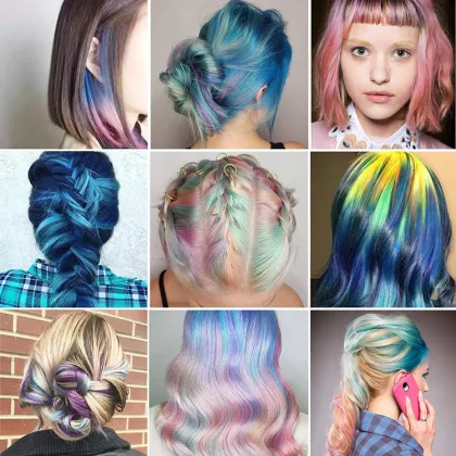 Wholesale Fast Drying Custom Color Hair Chalk for Girls