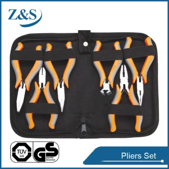 6PC 4.5" mini pliers set
