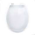 Assento de sanita branco moderno higiênico inteligente e tampa