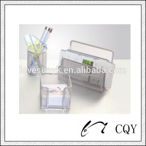 high quality wire mesh office stationery set