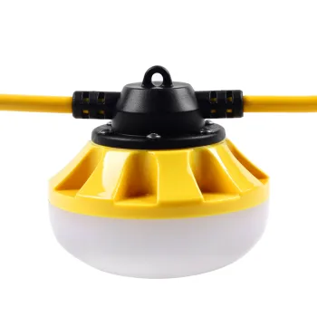 28000 Lumen 200W Heavy Duty Industrial Construction LED Work String Lights 200ft