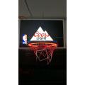 Coorslight basketball light sign