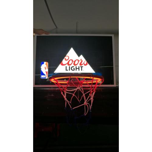 Coorslight basketball light sign