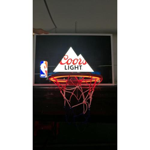 Coorslight Basketball-Lichtzeichen