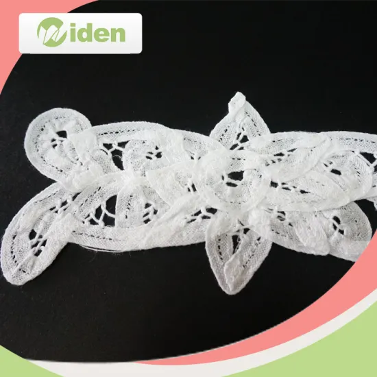Cotton Lace Handmade, Embroidery Patch Flower, Battenburg Lace Trim