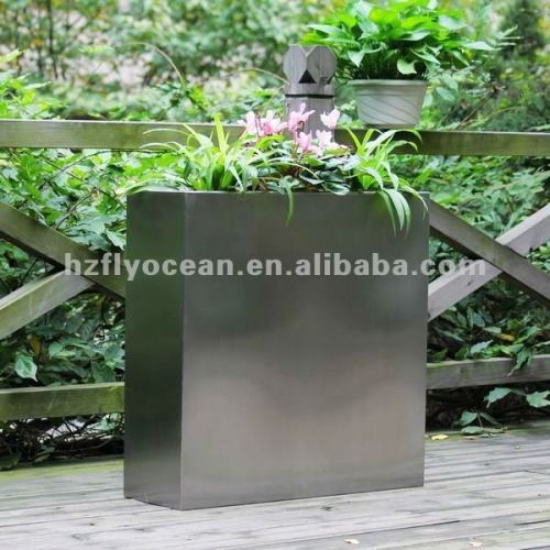 FO-9033 Brushed Stainless Steel Flower Box
