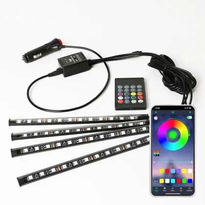 RGB Colorful LED Decoration Light for Car Interior and Foot Wells