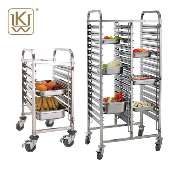 Knocked-down Kitchen Carts With Wheels And Bread Trolleys