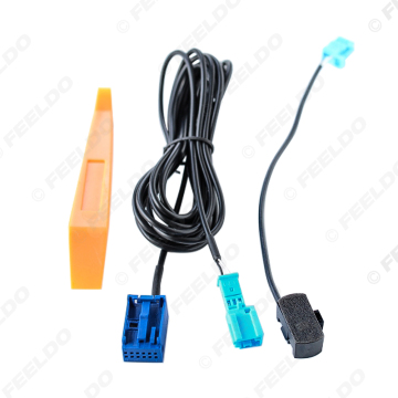 Bluetooth-Compatible Wiring Harness and Microphone Kit for Peugeot Citroen RD45CD Host Radio