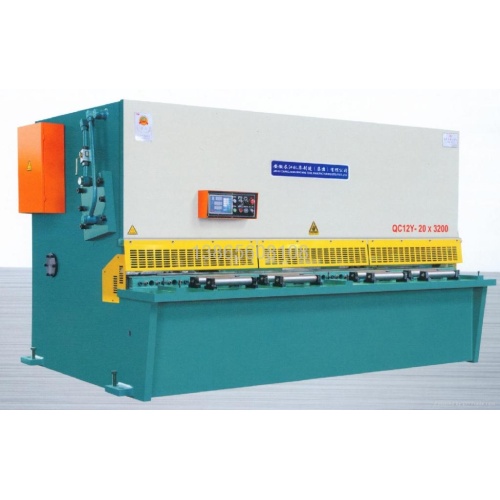 Hydraulic swing beam shear cutting machine