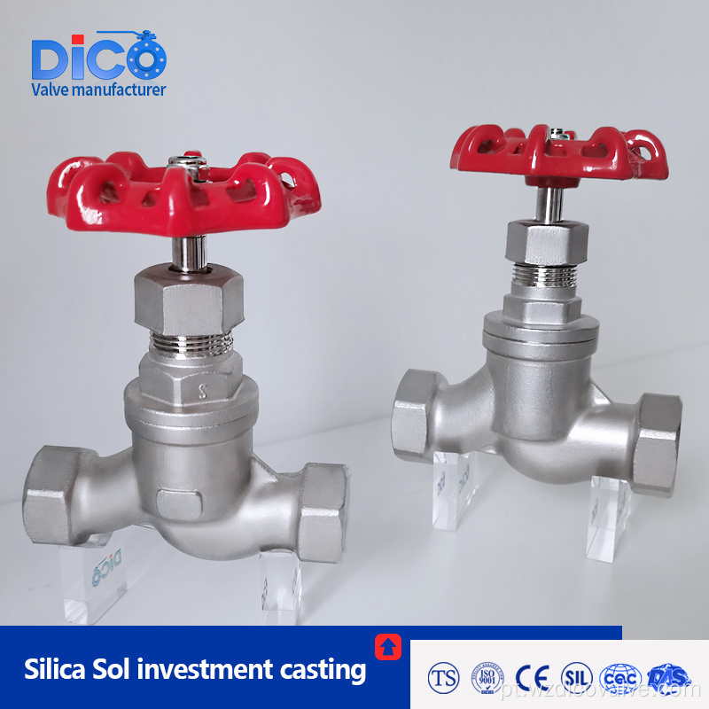 Tratamento de água BSP Industrial S Tipo Globe Valve