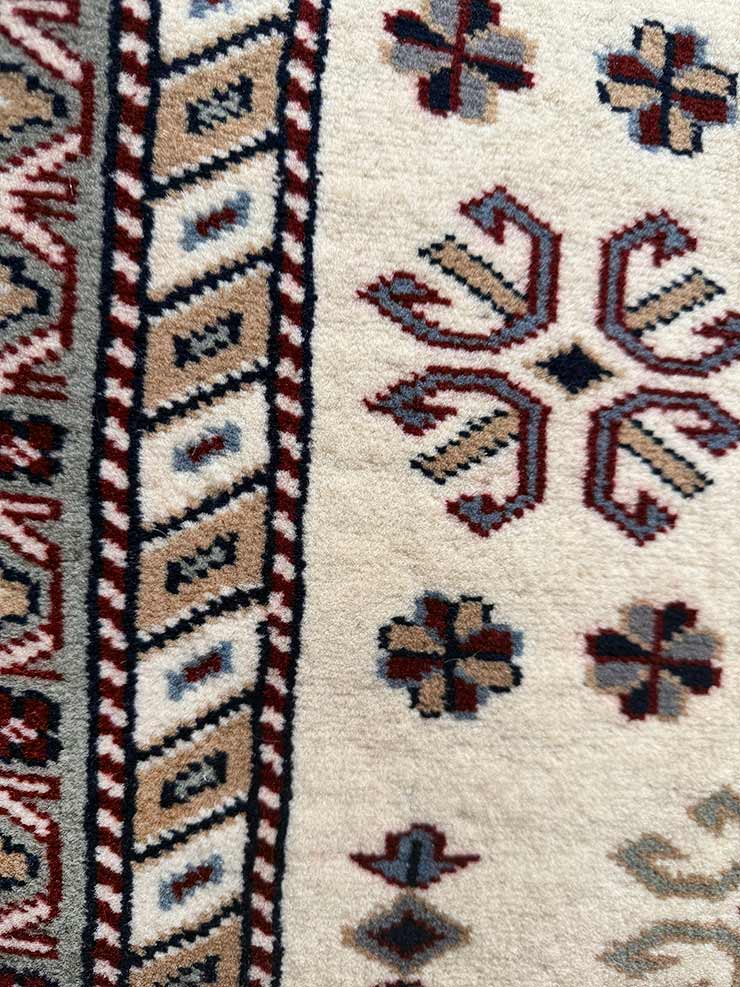 Red Symmetrical Pakistani Carpet
