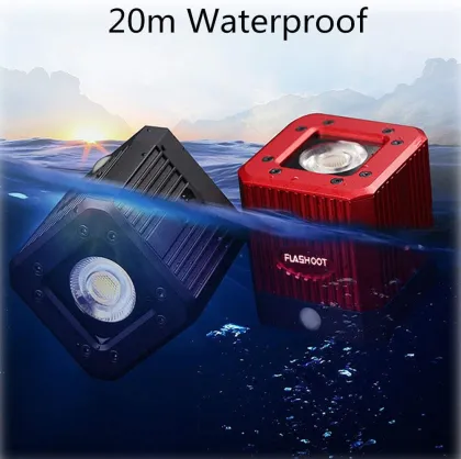 Waterproof and Rechargeable Mini LED Cube Light for OSMO ACTION Camera and GoPro