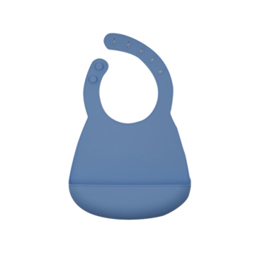 Custom Kids Silicone Waterproof Bibs - Classic Design BPA Free Soft Feeding Bibs for Babies