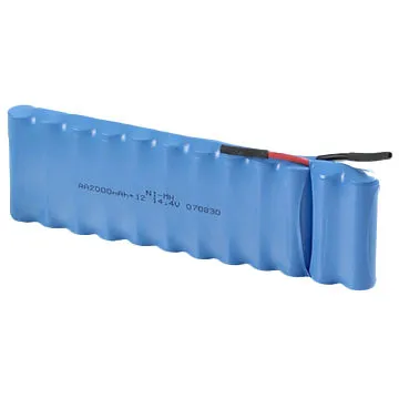 14.4V 2000mAh Nickel Metal Hydride Battery Pack, AAD Size, 12 Cells/pack