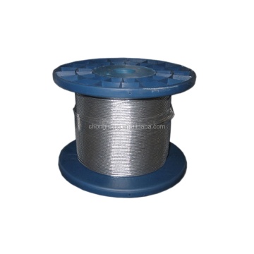 Harga 5/32 \ "Dip Galvanized Steel Wire Tali: 7x7 Pembinaan, Panjang 500ft