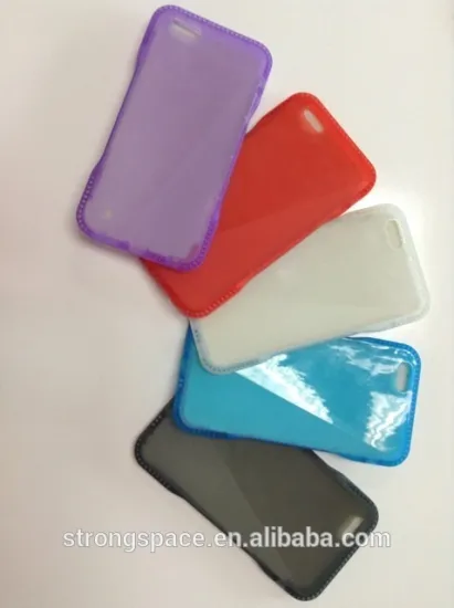 Manufacture Ultra Thin Crystal Soft Rubber TPU Case for iPhone 6 4.7"