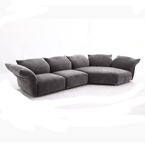 Sofa modular standar dengan bantal pintar