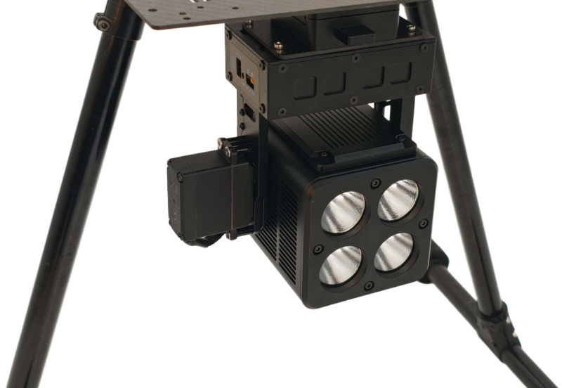 200W 20V-80V DC LED Spotlights For Drone Payload /Boats/Vehicles Aerial Spot Light Powerful LED Searchlight for Outdoor Rescue