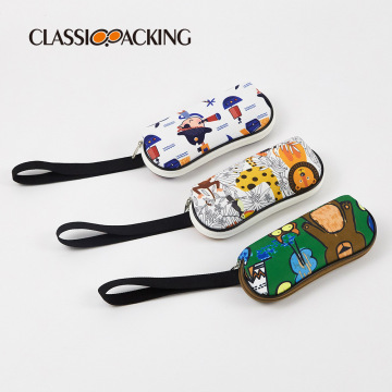 Hot Selling Customized Logo Anime Pattern Waterproof Portable Sunglasses and Bag