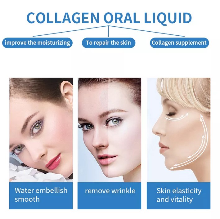 OEM/ODM Vegan Beauty Collagen Peptide Skin whitening Hydrating Women Skin Moisturizing Aloe Vera Oral Liquid Drink