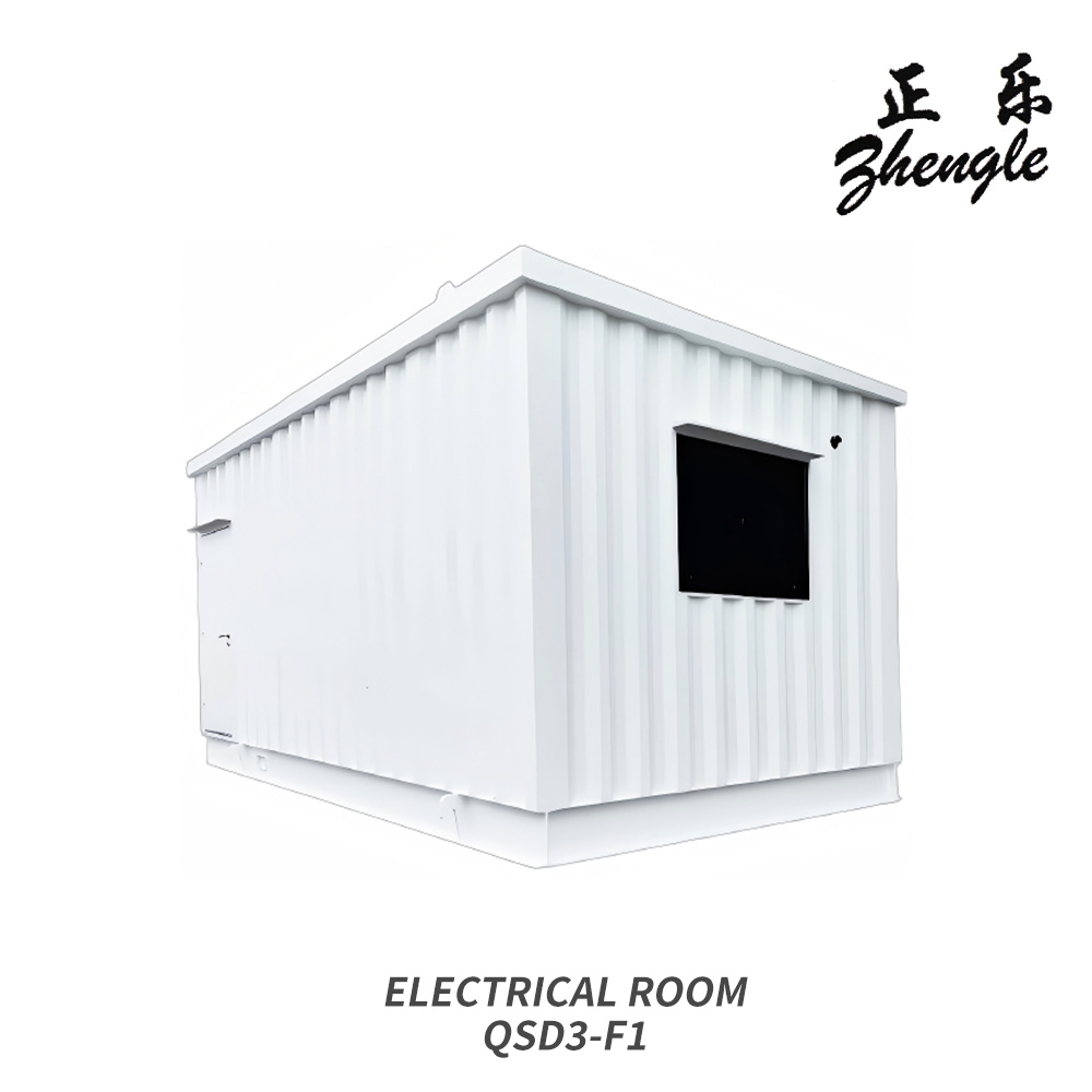 Camera electrică din oțel ondulat alb