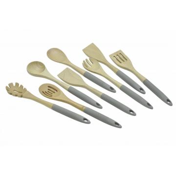 Ensemble d&#39;outils de cuisine en bois 8pcs