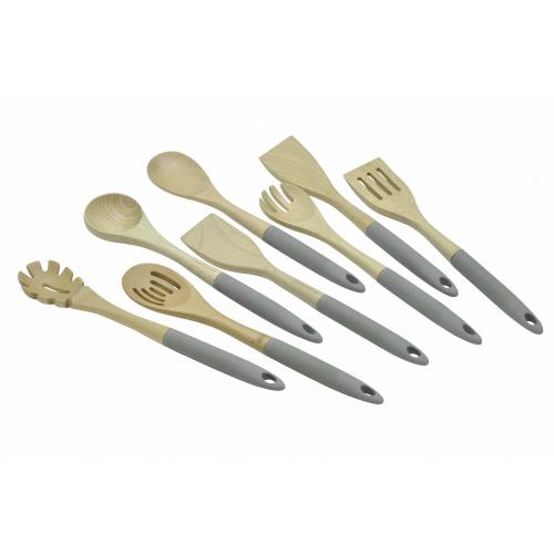 Ensemble d&#39;outils de cuisine en bois 8pcs