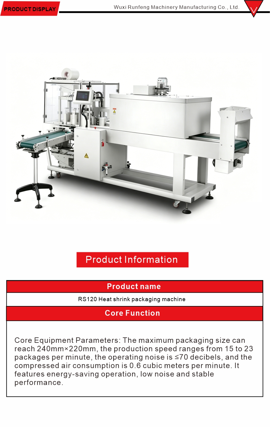 Product Heat Shrink Film Packaging Equipment