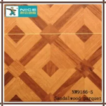 Laminate Wood Flooring Sandal Wood Parquet Flooring