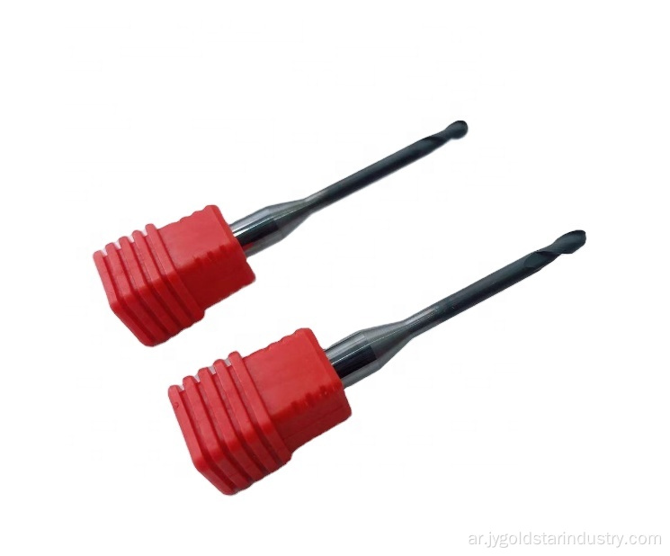 مطاحن نهاية أنف الكرة المطلية بالماس للجرافيت