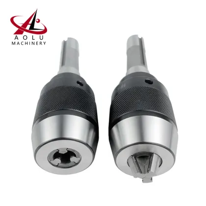 Integrated Keyless Drill Chucks for Morse Taper and R8 Shanks