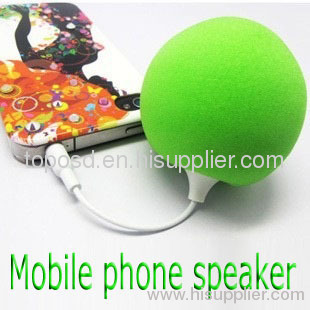 Mini Sponge balon Speaker Mini mudah Portable mengambil bola Bobo Speaker Mini Speaker
