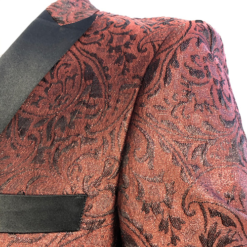 men suits wedding business dark red party blazer