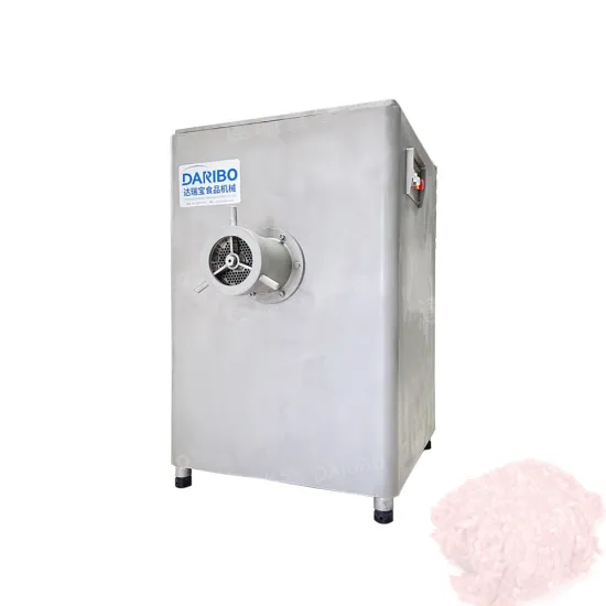 Industrial Frozen Meat Grinder: Beef Mincer and Shredder Machine