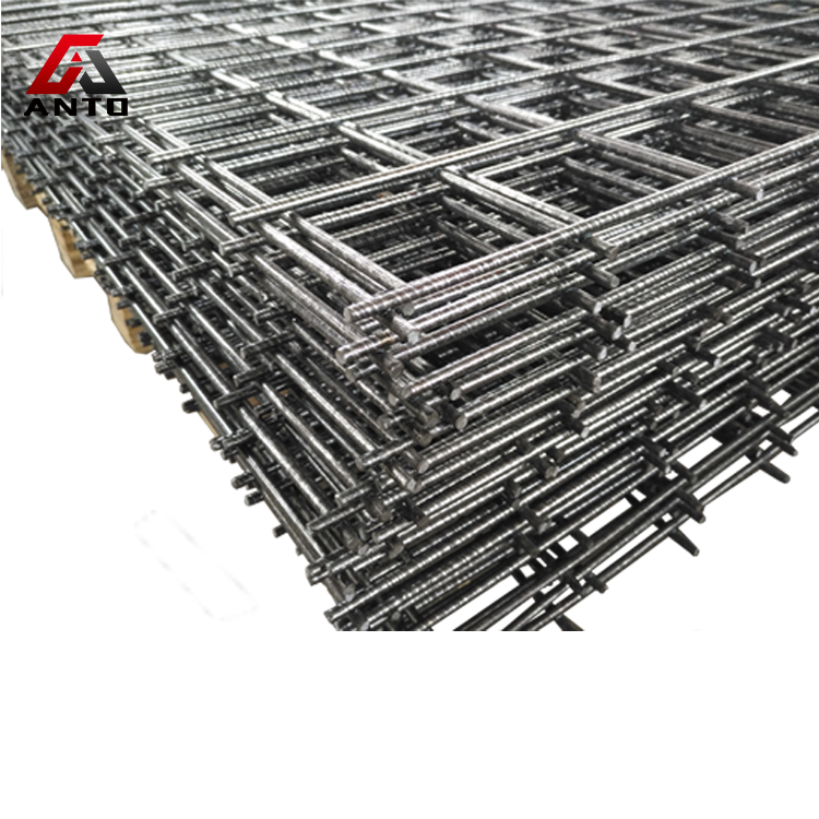 4x4 Black/Galvanized Welded Wire Mesh Panel Fencing