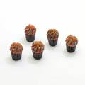 18mm Mix DIY 3D Harz Schokolade Cupcake Charms Simuliertes Essen Kawaii Craft Jewelry Making Ornament Decoration