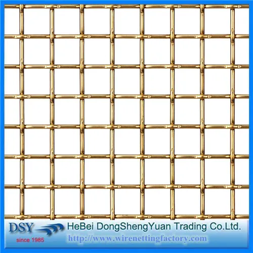 Brass Copper Crimped Wire Mesh for Sales